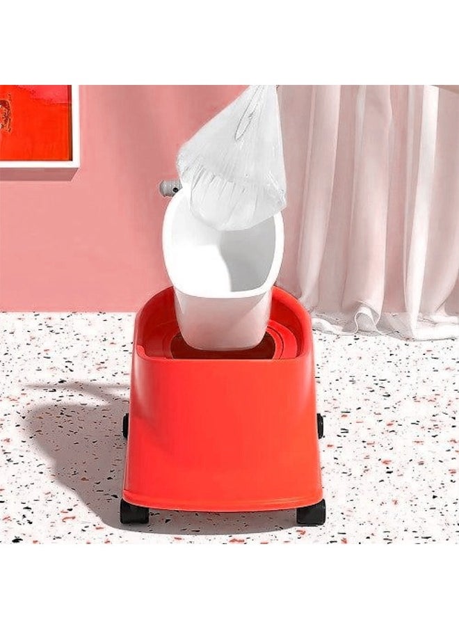 Cady One Non-Slip Splash Guard Toilet Training Seat for Toddlers with Removable Toilet Bowl, Comfortable Kids Bath Chair with Washable Bucket  - Image 2