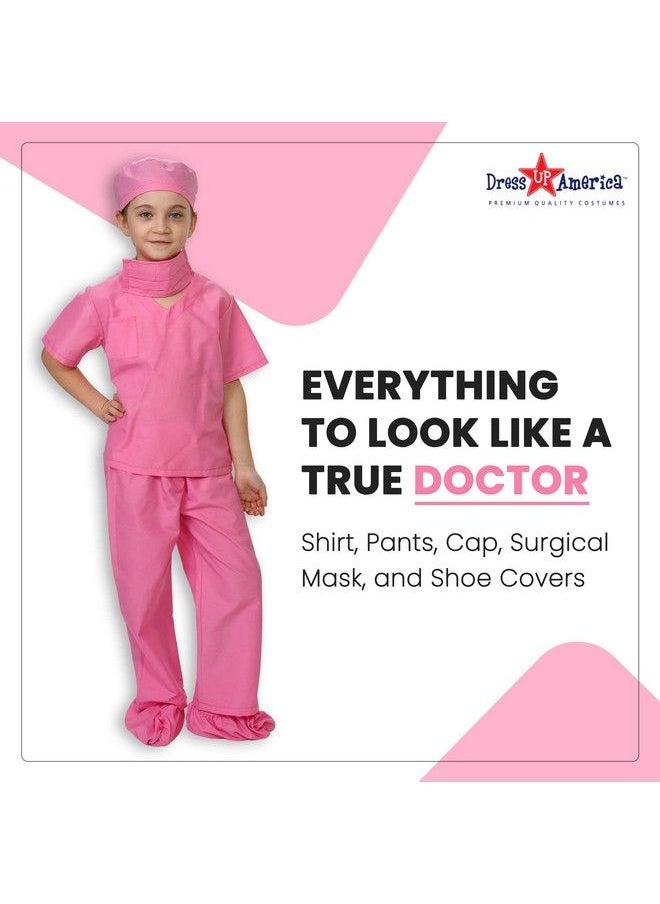 Dress Up America - Doctor Scrubs For Kids Doctor And Nurse Costume For Children - Image 1