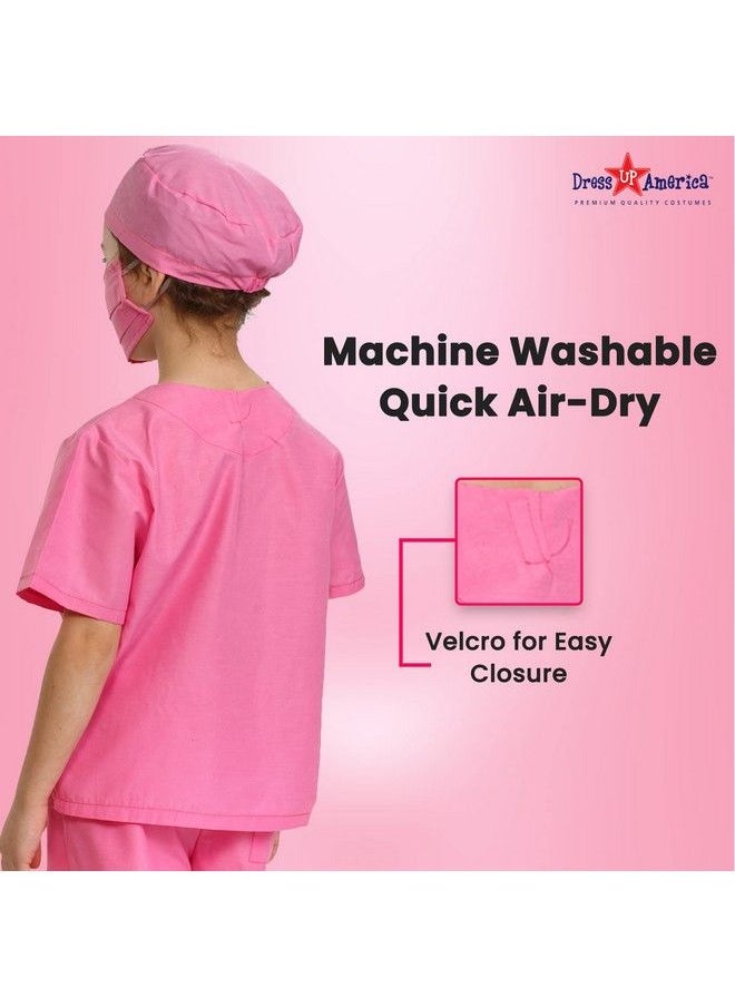 Dress Up America - Doctor Scrubs For Kids Doctor And Nurse Costume For Children - Image 1
