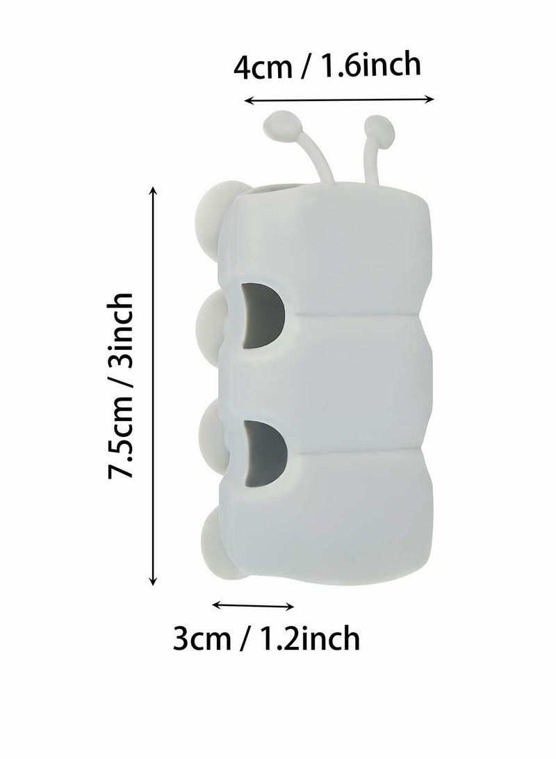 KASTWAVE Shower Head Holder, Shower Head Suction Cup Holder Silicone Relocatable Wall Shower Head Holder Without Drilling Adhesive Mount Bracket - Image 2