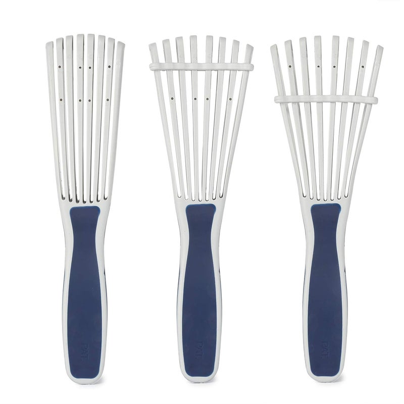 BESTOOL Detangling Brush for Curly and Natural Black Hair, Afro 3/4abc Texture, Faster and Easier Detangling of Wet or Dry Hair with No Pain (Blue) - Image 4