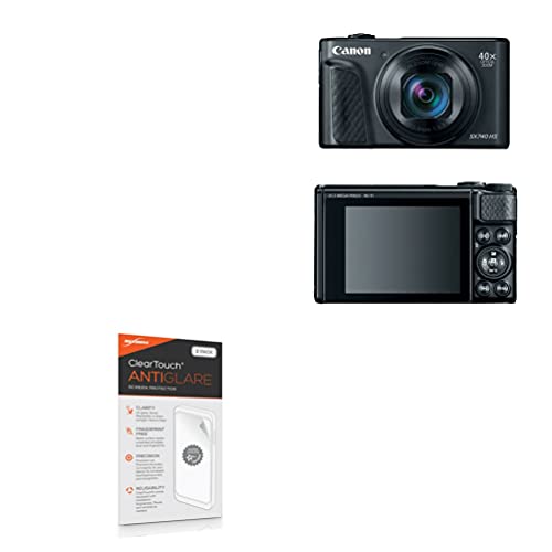 BoxWave ClearTouch Anti-Glare Screen Protector (2-Pack) - Matte Film Skin for Canon Powershot SX740 HS - Image 1