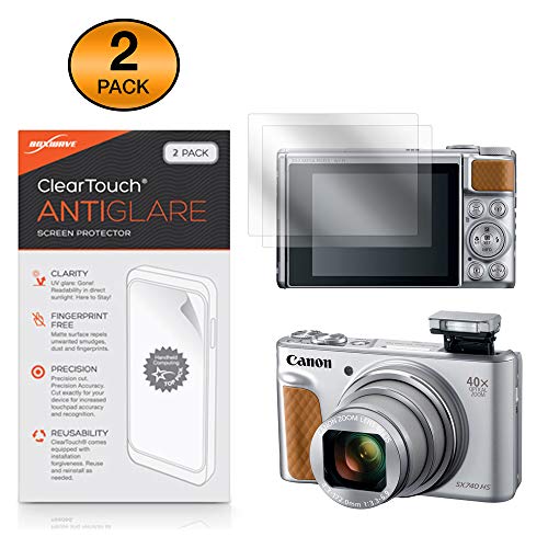 BoxWave ClearTouch Anti-Glare Screen Protector (2-Pack) - Matte Film Skin for Canon Powershot SX740 HS - Image 2