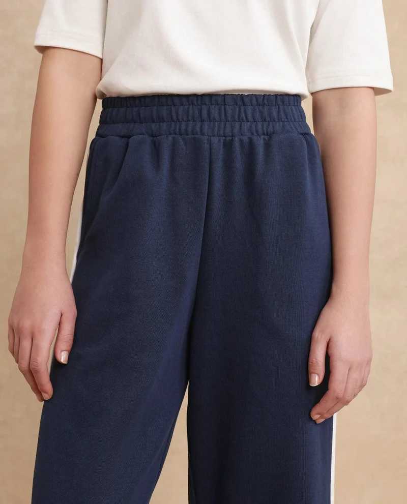 Rareism Women's Contrast Panelled Trackpants