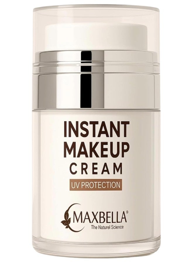 MaxBella Instant Makeup & Spot Coverage Cream | 3-in-1 Primer, Highlighter & Moisturizer | Niacinamide Enriched | Waterproof, Long-Lasting, UV Protection | 45g (LightLumi) - Image 1