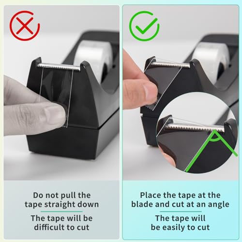 OWLKELA 12 Rolls Transparent Tape Refills, Clear Tape, All-Purpose Transparent Glossy Tape for Office, Home, School - Image 2