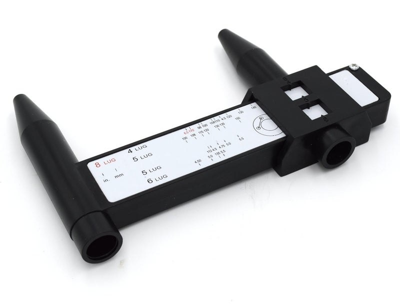 GoldenSunny Wheel/Stud Bolt Pattern Measuring Tool/PCD Ruler - 4 5 6 8 Holes Lug Bolt Pattern Gauge - Image 2