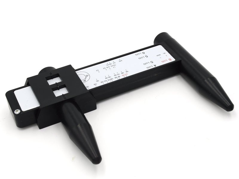 GoldenSunny Wheel/Stud Bolt Pattern Measuring Tool/PCD Ruler - 4 5 6 8 Holes Lug Bolt Pattern Gauge - Image 3