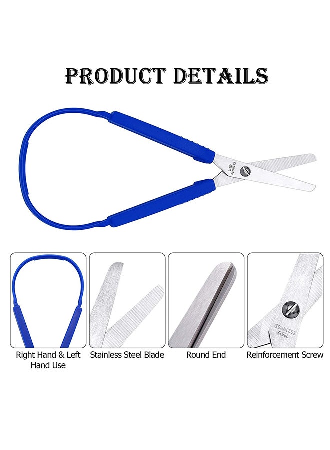 KASTWAVE Loop Handle Colorful Grip Scissors - Image 4