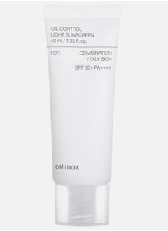 Celimax, Oil Control Light Sunscreen, SPF 50+ PA++++, 1.35 fl oz 40 ml