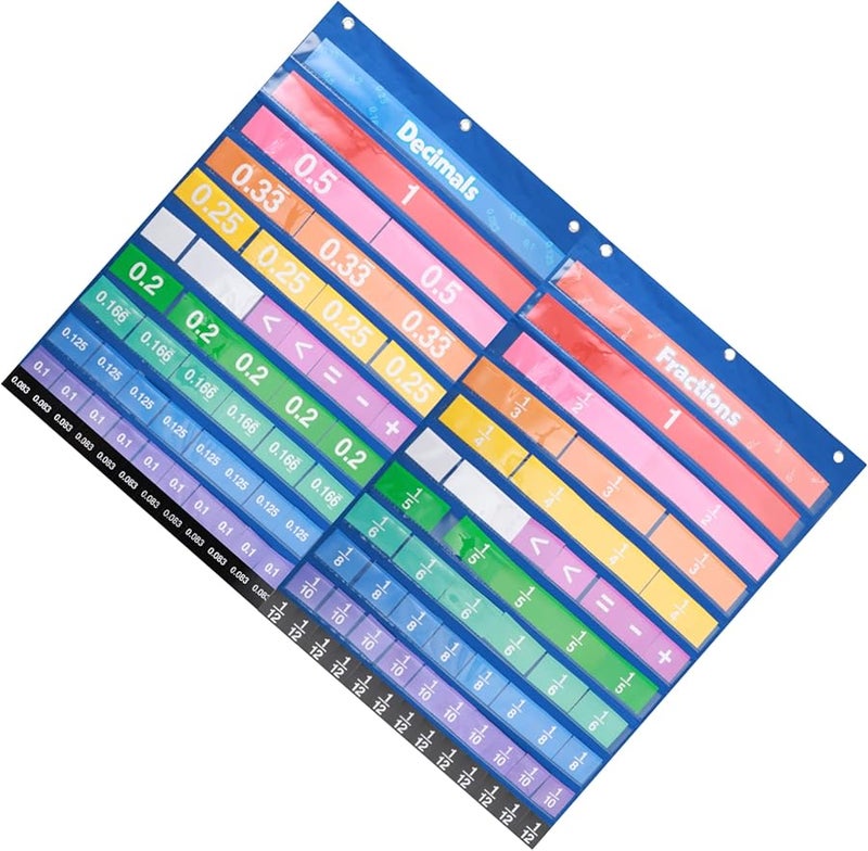 Junior Learning Food Fractions Pocket Cards Mathematics Numbers Chart - Image 2