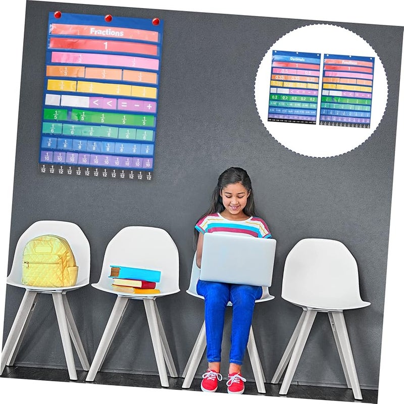 Junior Learning Food Fractions Pocket Cards Mathematics Numbers Chart - Image 5