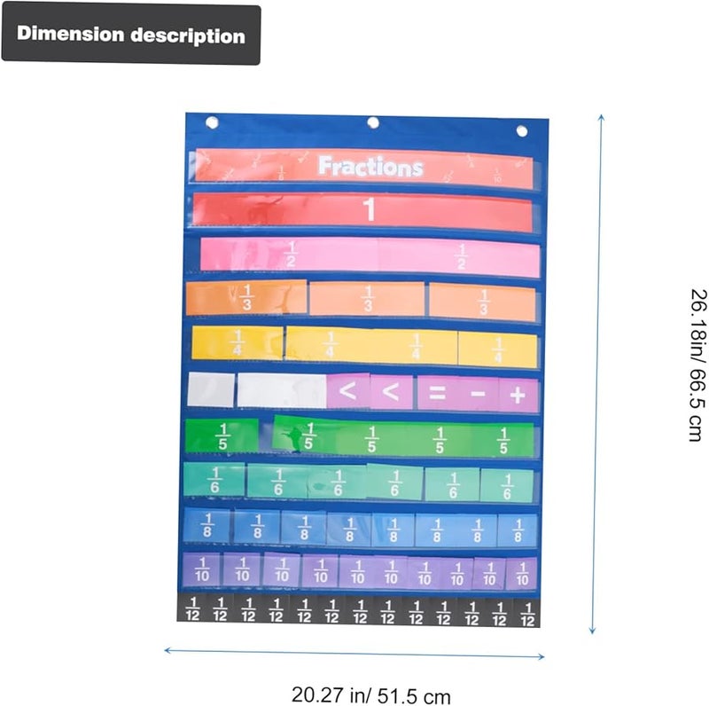 Junior Learning Food Fractions Pocket Cards Mathematics Numbers Chart - Image 3