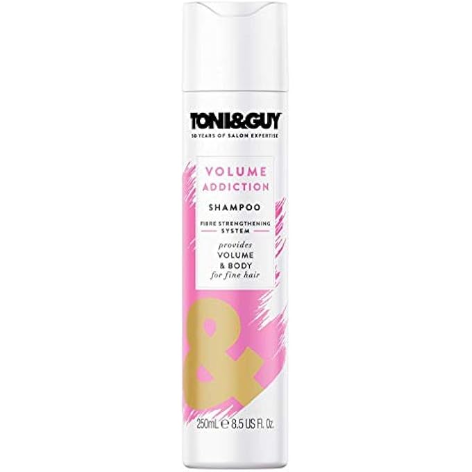 Toni & Guy VOLUME ADDICTION VOLUMIZING SHAMPOO FOR FINE FLAT HAIR ADDS BODY AND BOUNCE TO THIN 250 ML - Image 1