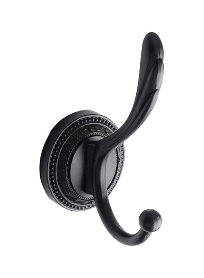 Wall Hanger Hook Black 5x13cm - Image 1