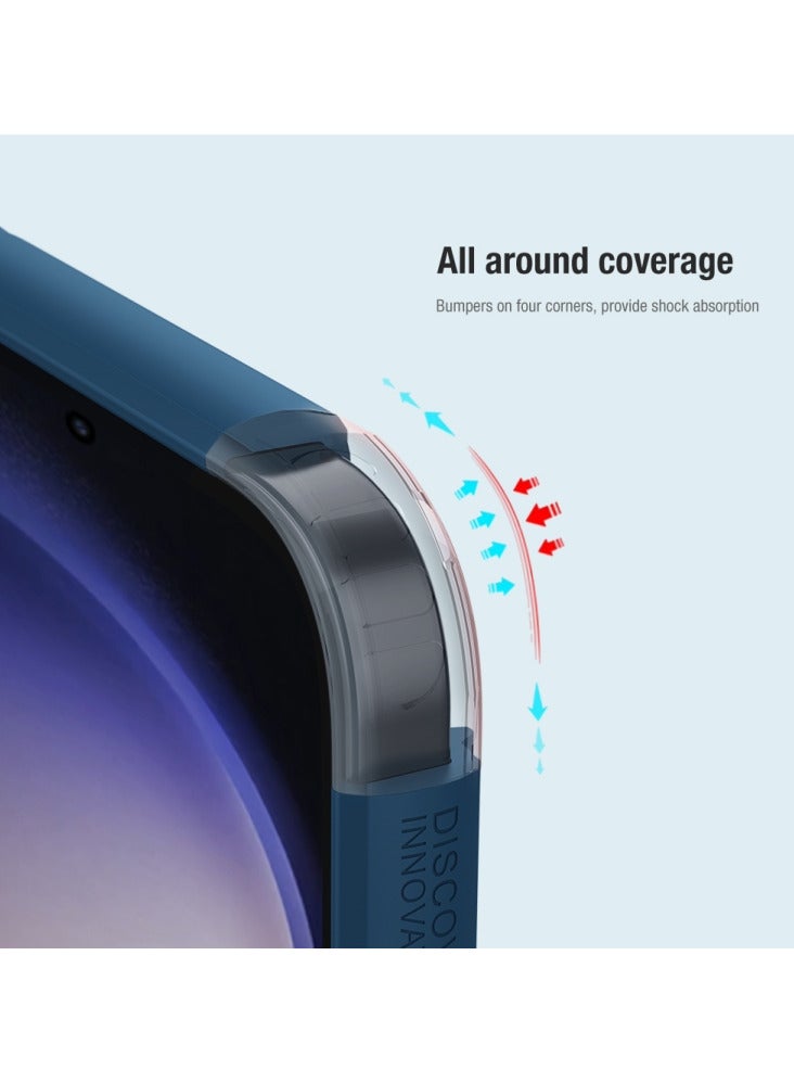 Nillkin Super Frosted Shield Pro Magnetic Series Cover Case Designed For Samsung Galaxy S24 - Black - Image 5