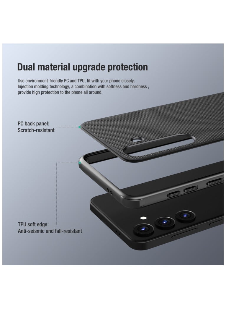 Nillkin Super Frosted Shield Pro Magnetic Series Cover Case Designed For Samsung Galaxy S24 - Black - Image 4
