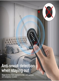 Generic Anti Spy Detector, 6 Level Sensitivity Multi-Function Camera Detector, Portable Wireless GPS RF Signal Scanner Snooping Device Finder for Travel, Office, Hotel  - Image 4