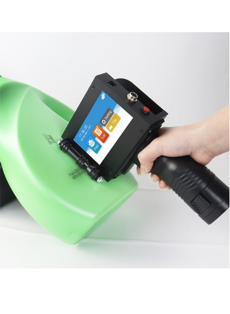 ديمين طابعة نافثة للحبر محمولة عالية الدقة مع شاشة تعمل باللمس LED وخرطوشة حبر سريعة الجفاف - Image 4