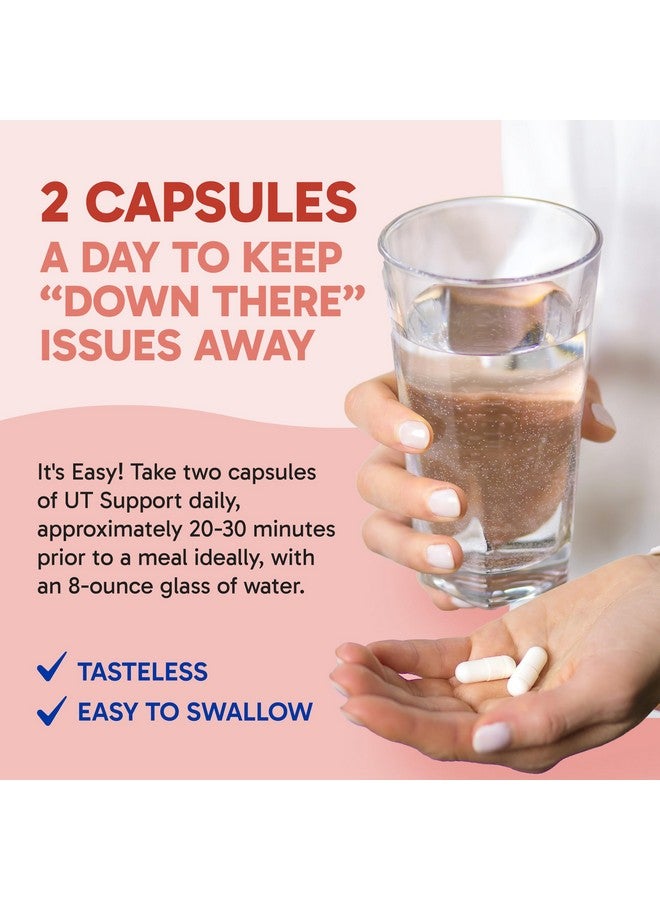 Clinical Effects UT Support - Natural Cleanse and Urinary Tract Health Support - D-Mannose, Dandelion, Hibiscus and Cranberry Pills for Women - 60 D Mannose Capsules - Made in The USA - Image 5