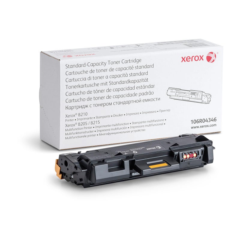Xerox B205 B210 B215 Black Standard Capacity TonerCartridge 1500 Pages 106R04346 - Image 2