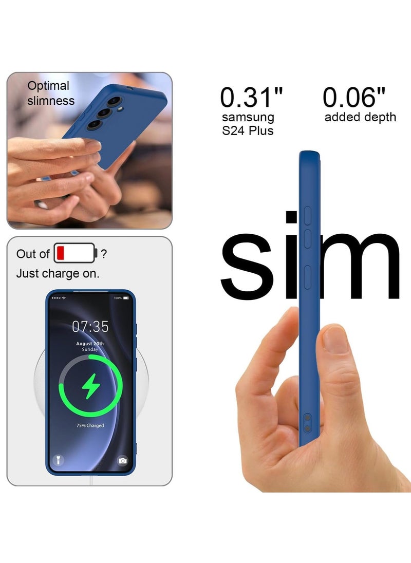 Houmt - Samsung Galaxy S24 FE Case Liquid Soft Silicone Cover for Galaxy S24 FE Slim Camera Protection with Inside Microfiber Lining Anti Scratch Shockproof Case for Samsung Galaxy S24 FE - Image 1