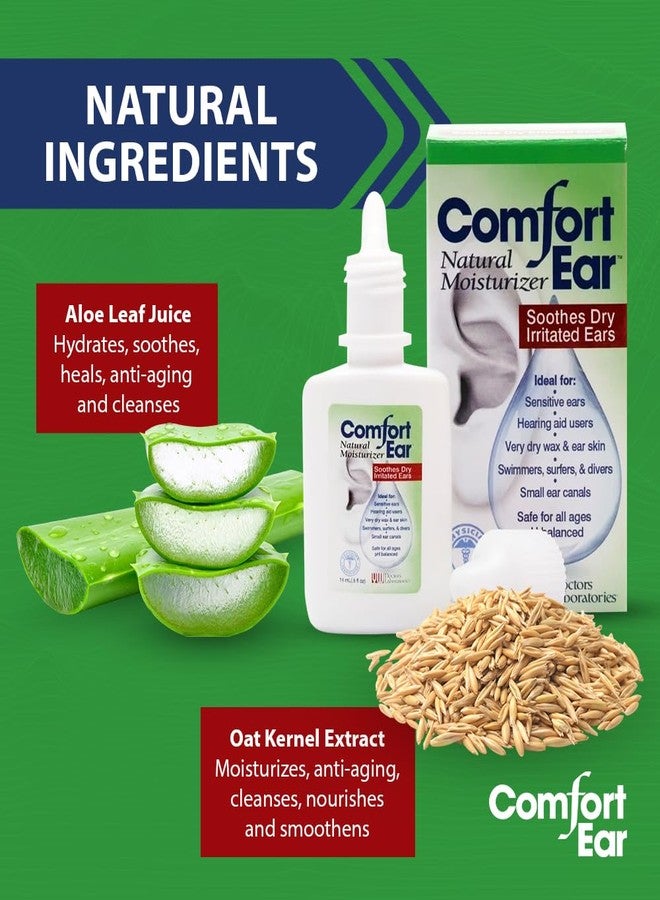 Westone Comfort Ear Natural Ear Drops for Itchy Ears, Ear Ache Drops Adults & Kids | Earwax Aid for Dry Ears | Personal Comfort for Hearing Aid, Swimmers, and Ear Itch Relief for Humans | Pack of 1 - Image 3