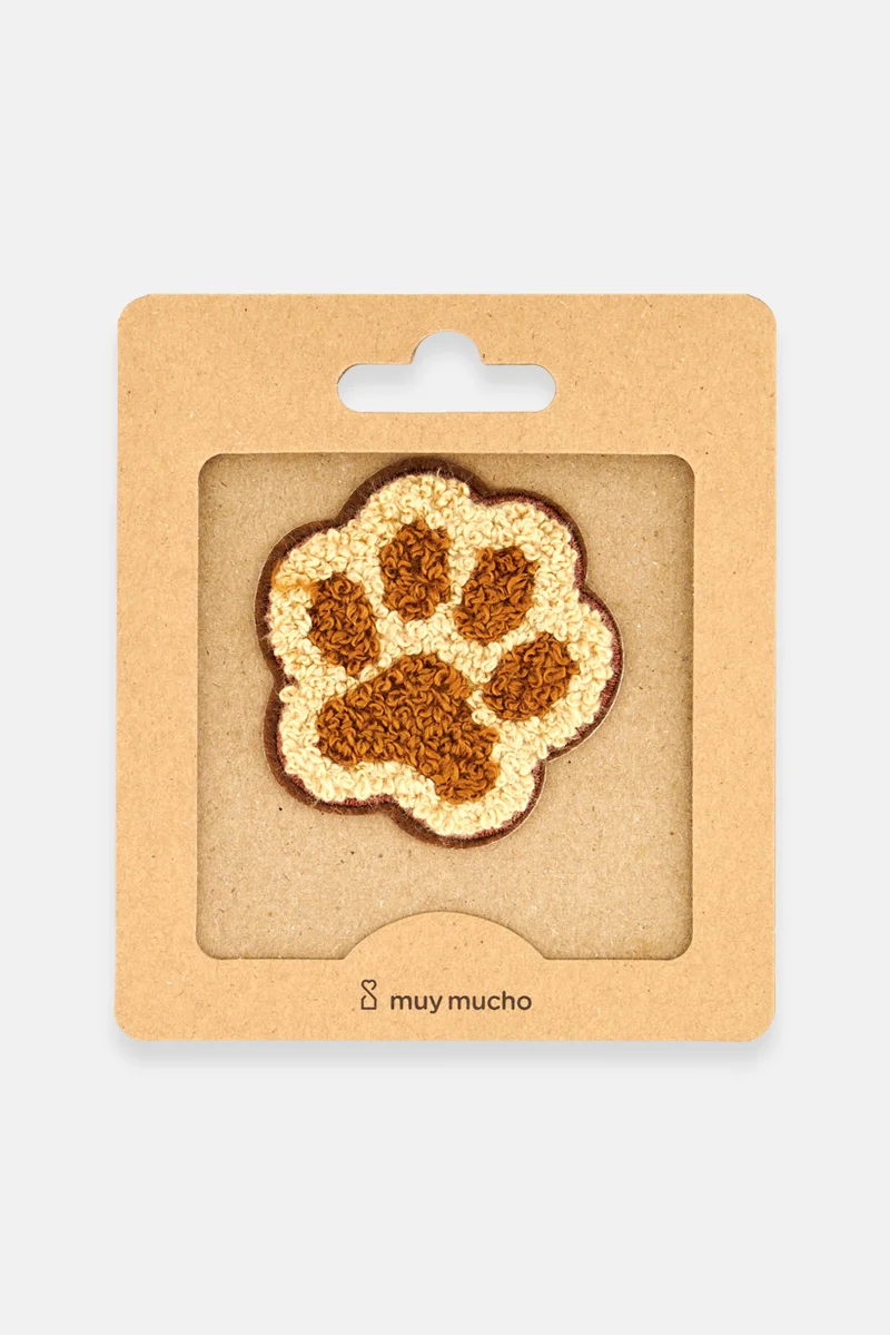 Muy Mucho Decorative Sticker Patch 11 H x 10 L cm, Tan/Beige
