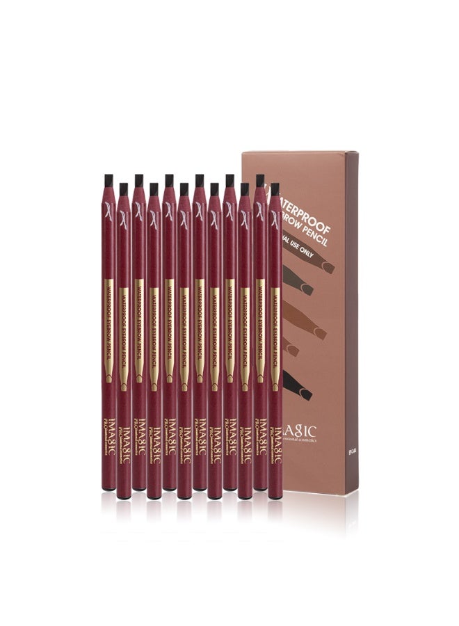 IMAGIC Hard Formula Peelable Eyebrow Pencil – Waterproof, Long Lasting, Natural Brow Definer, Smudge-Proof Makeup Pencil with Peel-Off Sharpening (01) - Image 2