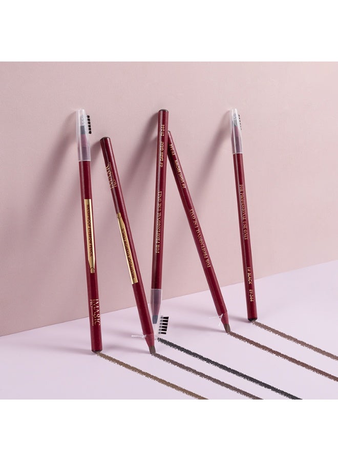 IMAGIC Hard Formula Peelable Eyebrow Pencil – Waterproof, Long Lasting, Natural Brow Definer, Smudge-Proof Makeup Pencil with Peel-Off Sharpening (01) - Image 5