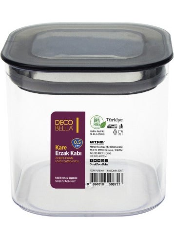 Set of 3 0.5 Lt Vacuumed Square Food Storage Containers with Leakproof Lids - pzsku/Z46D3756898AD267B3243Z/45/_/1725794058/61f7a703-5d66-4add-97df-57a94a2b5c35