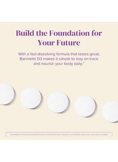 BariMelts Vitamin D3 5000 Iu - 90 Fast-Dissolving Tablets (3-Month Supply) - Bariatric Vitamins For Women, Natural Apple Flavor  - Image 5