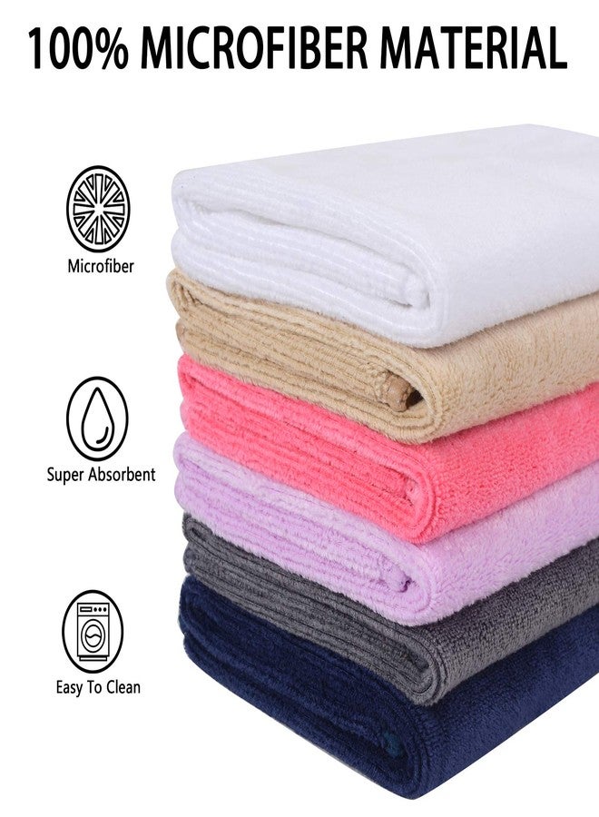 سينلاند مناشف وجه من الألياف الدقيقة المصقولة من سينلاند، سريعة الجفاف، مقاس 12 بوصة × 12 بوصة، ماصة، لإزالة المكياج الناعم. - Image 5