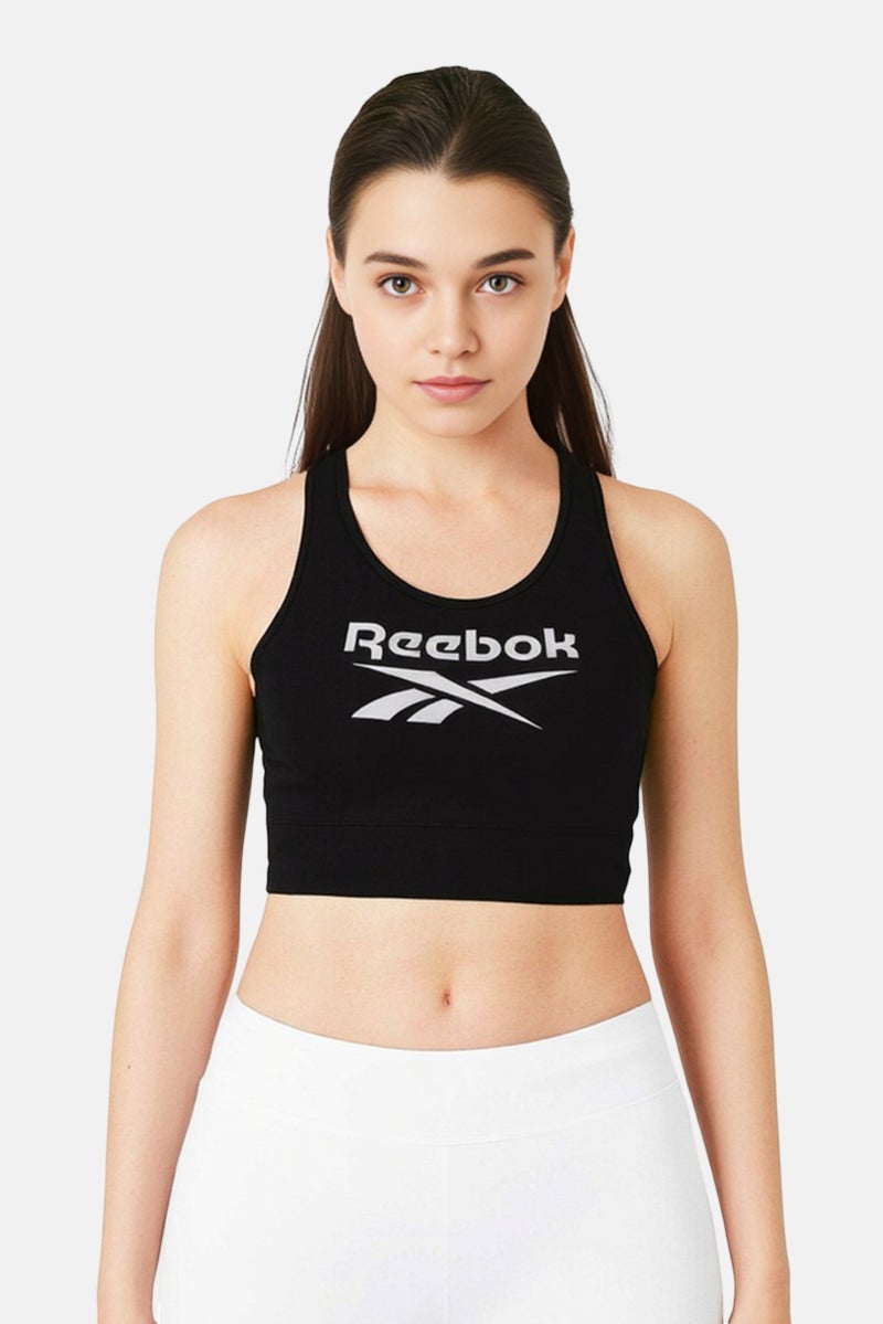 Reebok Women Plus Size Sleeveless Training Top, Black - Image 1