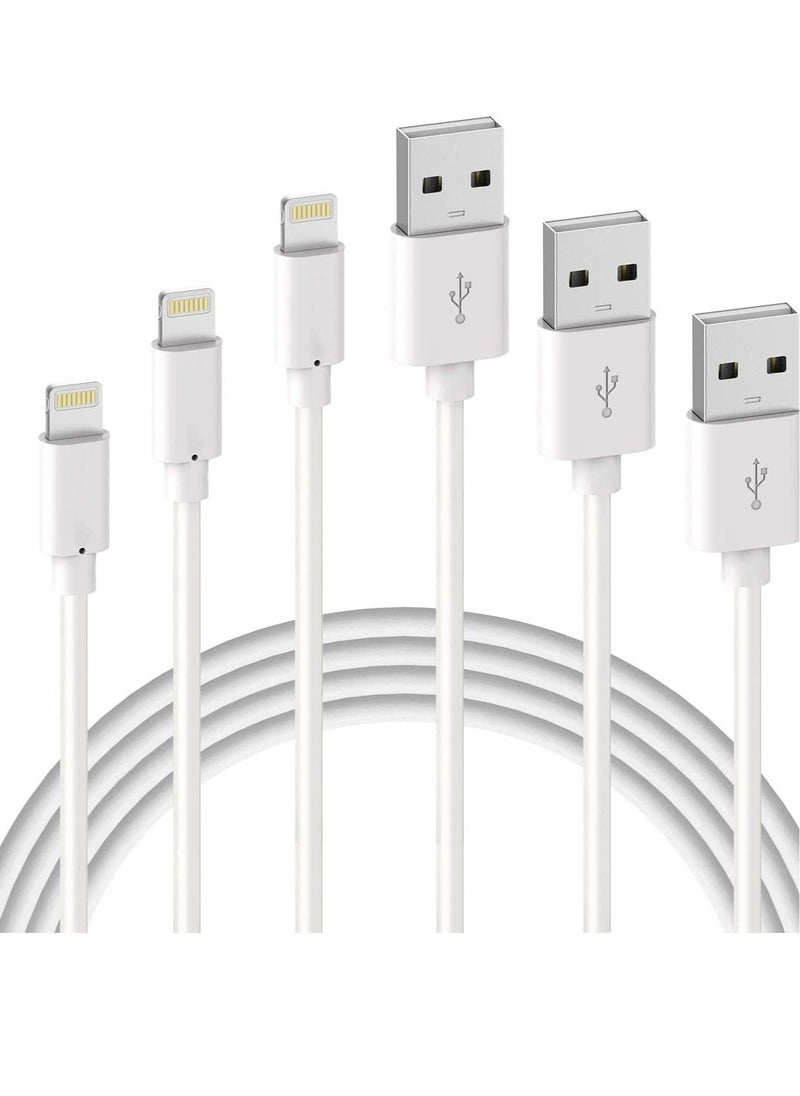 Raxoom iPhone Charger Cable - Apple MFi Certified 3Pack 1M iPhone Charging Cable for iPhone SE 2020 11 Xs Max XR X 8 Plus 7 Plus 6 Plus 5s SE iPad Pro and More - Image 2