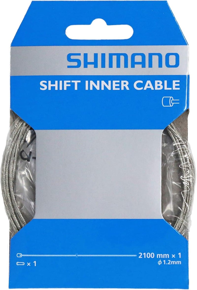 2 Pcs Shimano Standard Zinccoated Derailleur Cable Shift Cable12x2100mm