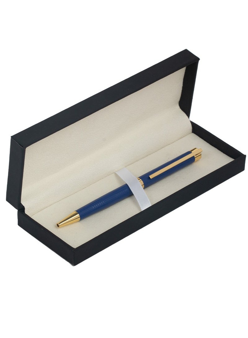 آر إس قلم كوراتو أزرق غامق و ذهبي أنيق - Image 5