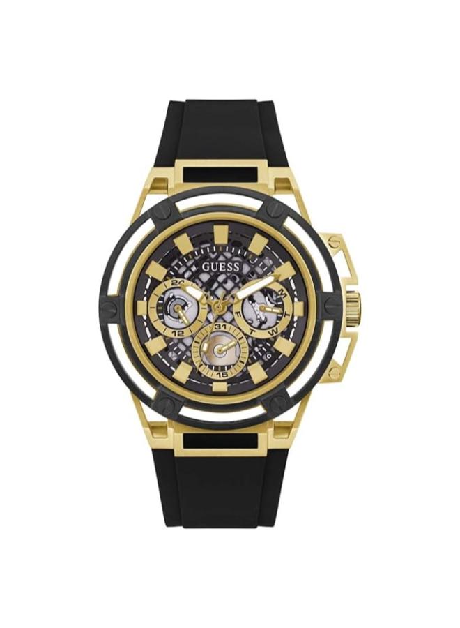 GUESS Smooth Silicone Strap Watch - Image 1