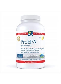 ProEPA, Lemon - 180 Soft Gels - 1210 mg Omega-3 - High-Intensity EPA Formula for Healthy Mood, Heart Health & Cellular Function - Non-GMO - 90 Servings