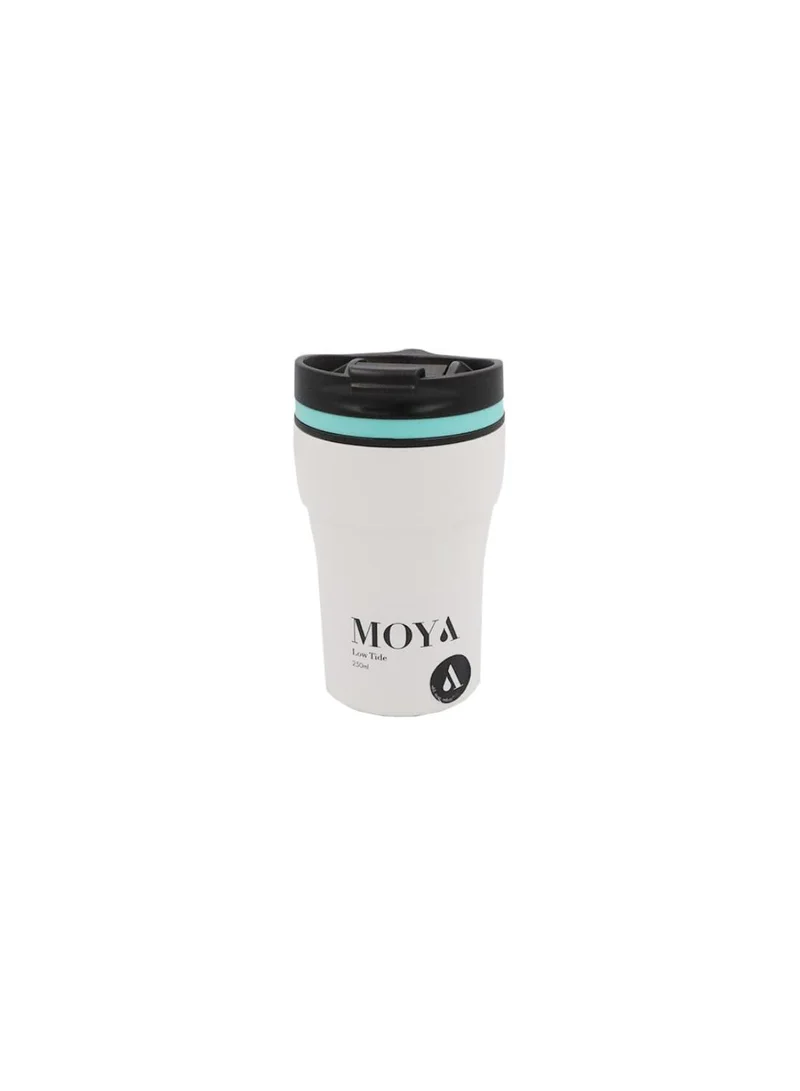 MOYA Moya "Low Tide" 250ml Travel Coffee Mug Blue/White