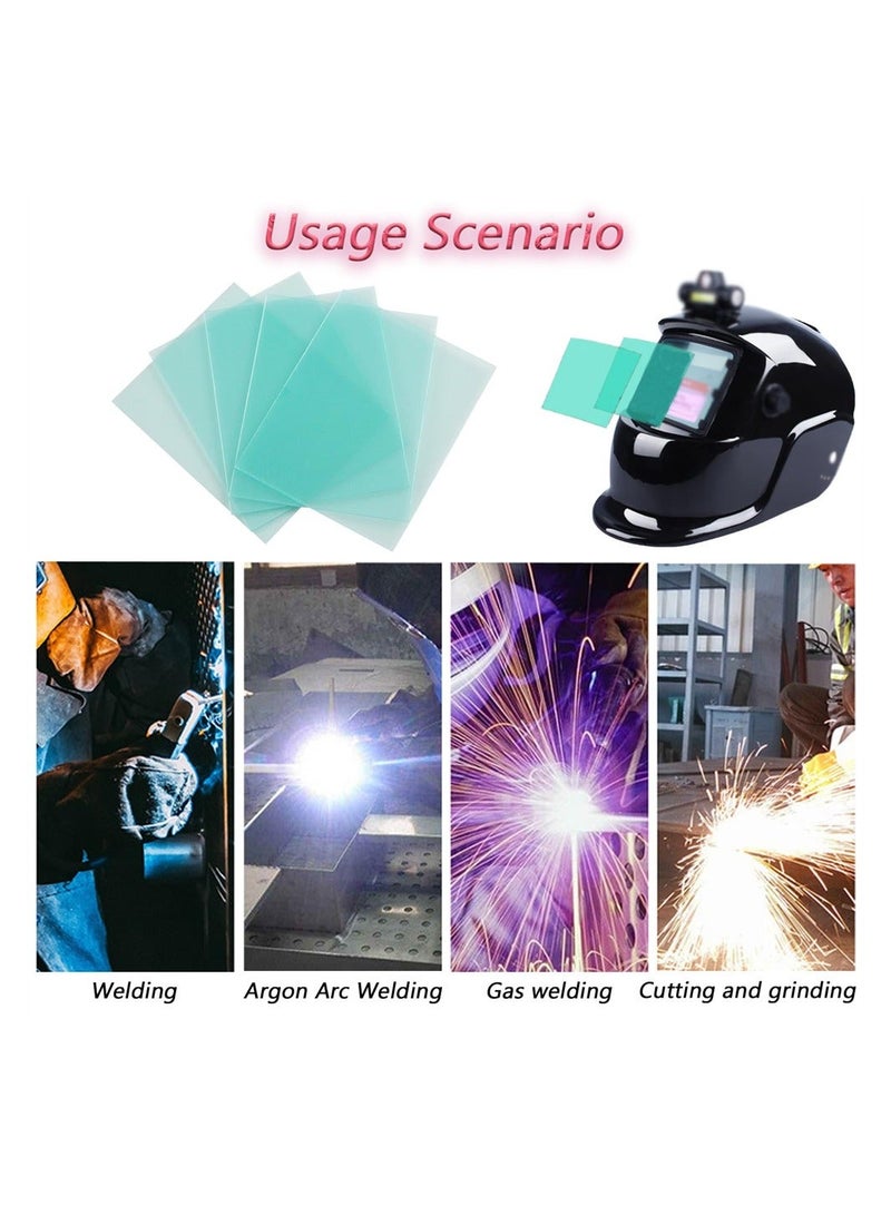 20 Pcs Welding Protective Lens Replacement Lens, 4.5" x 5.25" x 0.04" Outside Replacement Helmet Clear Lens Covers for Solar Auto Darkening Welding Helmet Hood  - Image 4