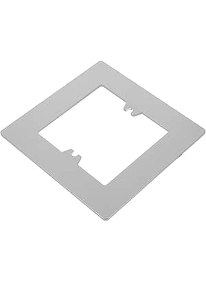 Gray Single Socket Cover Wall Plate 86 Type Decorative Electrical Switch Panel Repair - Image 1