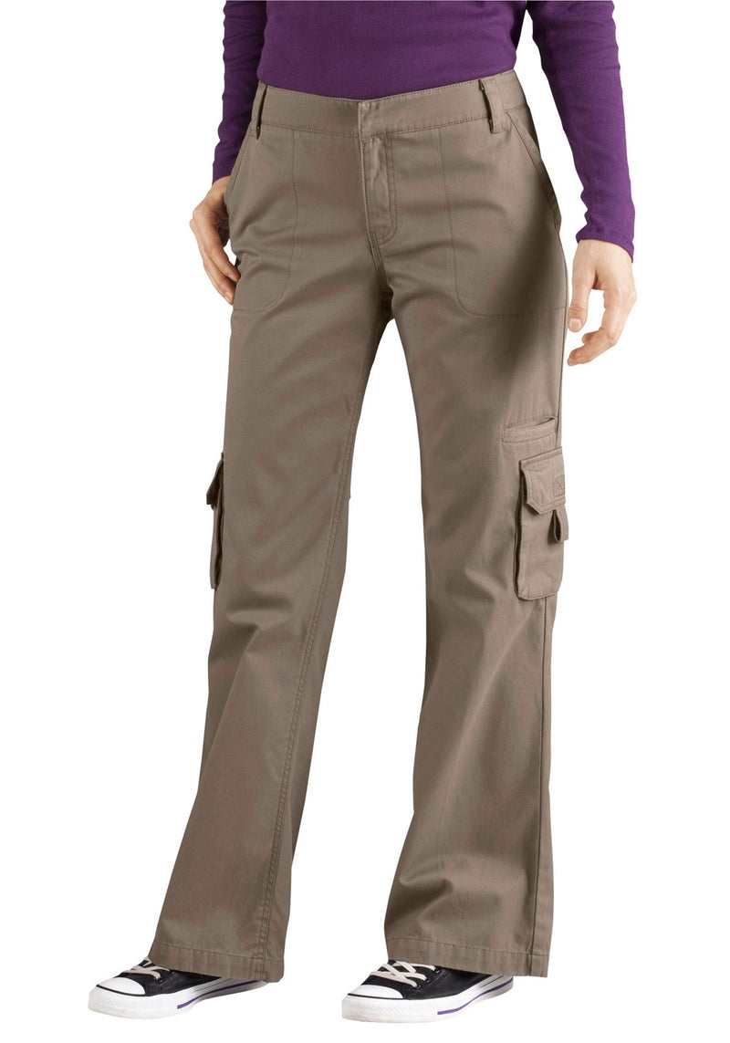 Dickies Womens Relaxed Cargo PantKhaki4