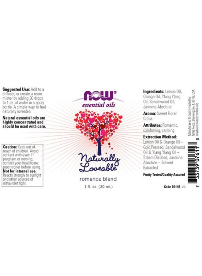 now Essential Naturally Loveable Body Oil - Romance Blend 30ml - Image 2