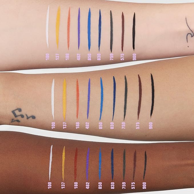 3INA MAKEUP The Color Pen Eyeliner 575 Brown Liquid Eyeliner 10h Longwear Smudgeproof Formula for Sensitive Eyes Precise Felt Tip Matte Liner Vegan Cruelty Free - Image 4