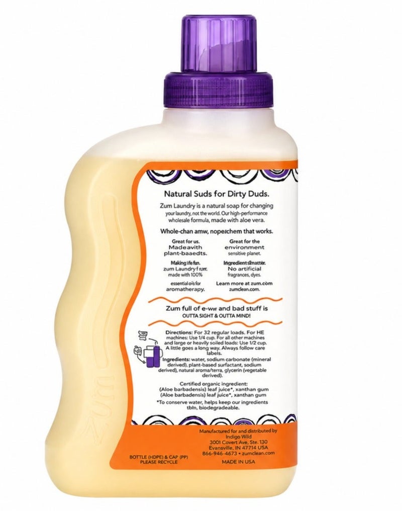 ZUM, Laundry Soap, Sweet Orange, 32 fl oz (0.94 l) - Image 2