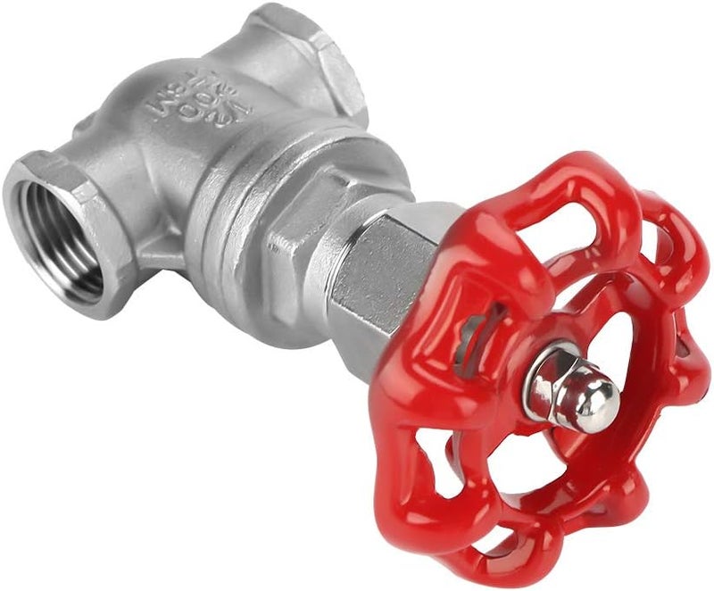 DN15 304 Stainless Steel Gate Valve BSPP G1/2 Heavy Duty For Water Oil Gas - Image 5