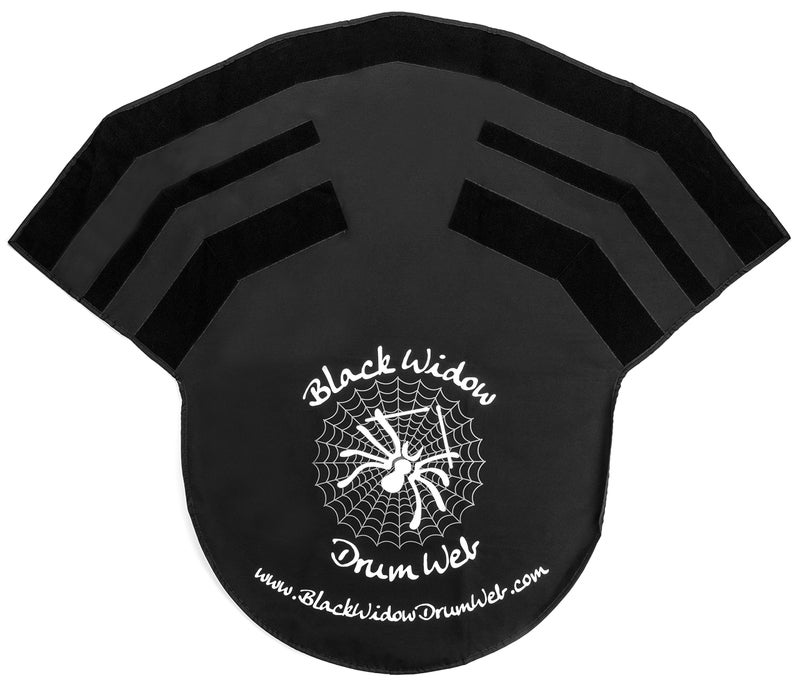 Black Widow Drum Web حصيرة الطبول بلاك ويدو درام ويب، الحصيرة النهائية للطبول - Image 2