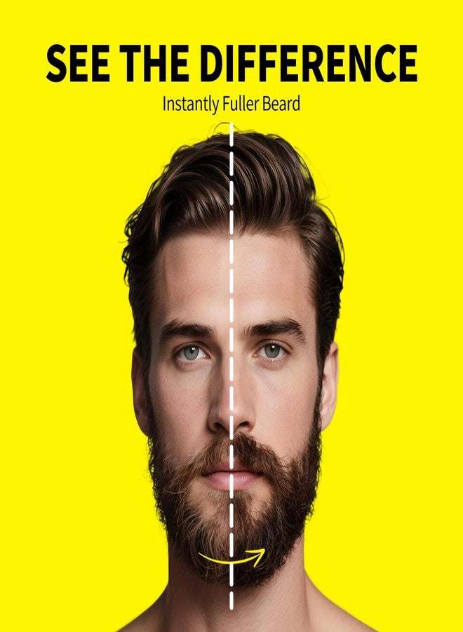 Gowwim Waterproof and Sweatproof Beard Pen, Precisely Fills in Beard Gaps to Create a Thick and Lush Beard Effect Suitable for All Beards (Black) - Image 4