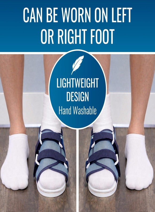 DMI Women's Size 6-8 Post Op Surgical Walking Shoe for Broken Foot or Toes, Pain, Lightweight Adjustable Straps, Left or Right -Universal Fit - Image 4